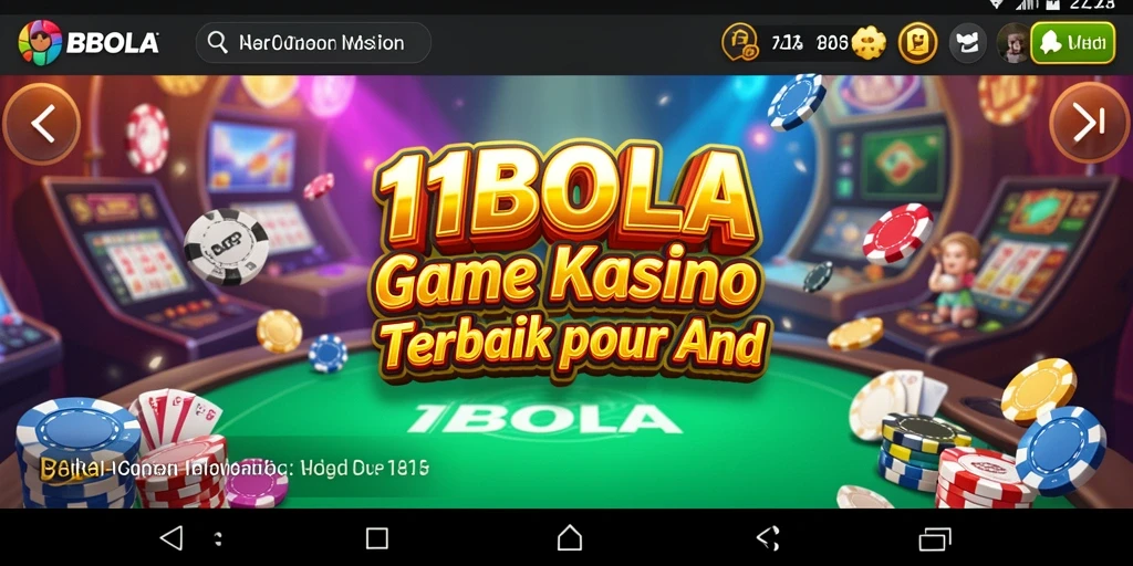 Tampilan gameplay seru di 11BOLA dengan berbagai pilihan permainan Kasino.
