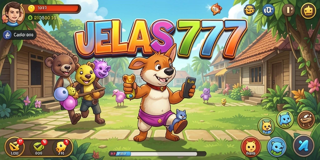 Screenshot gameplay JELAS777 dengan grafis menarik dan pengalaman bermain yang menyenangkan.