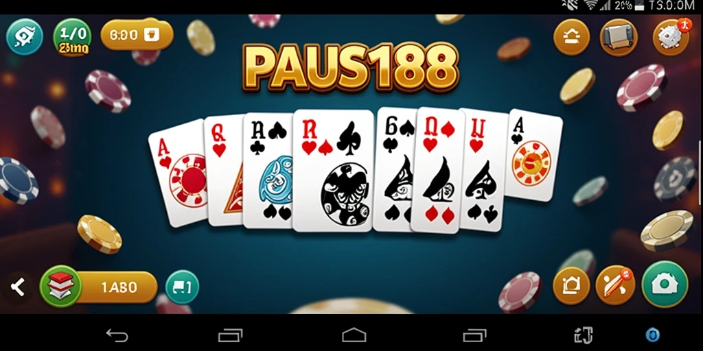Tampilan screenshot utama PAUS188 dengan gameplay Domino yang menarik.