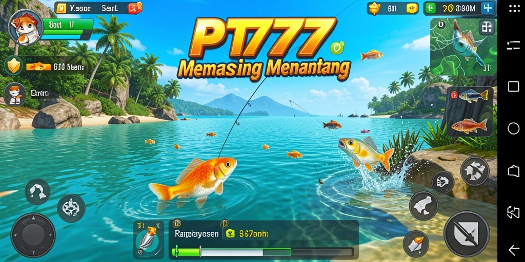 Tangkapan ikan besar dalam permainan memancing PT777.