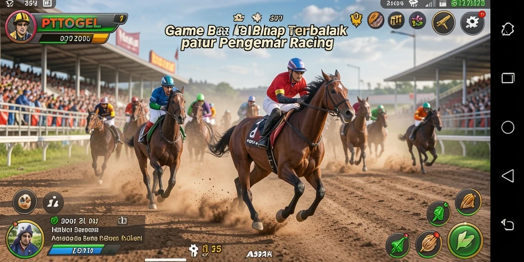 Tampilan gameplay seru dari PTTOGEL dengan balapan yang mendebarkan.