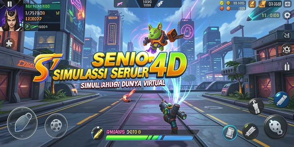 Screenshot gameplay SENIOR4D yang menarik dan imersif.