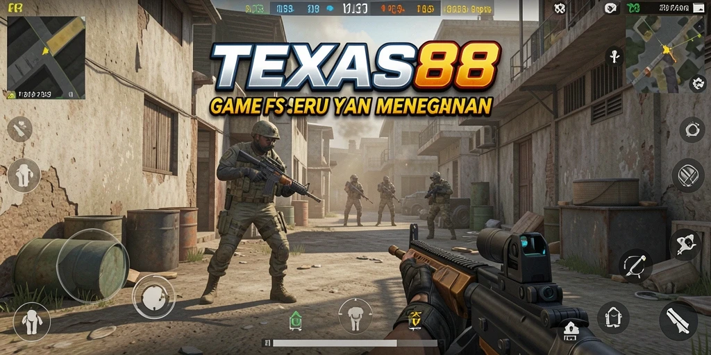 Tampilan aksi gameplay seru dalam TEXAS88 yang memikat.