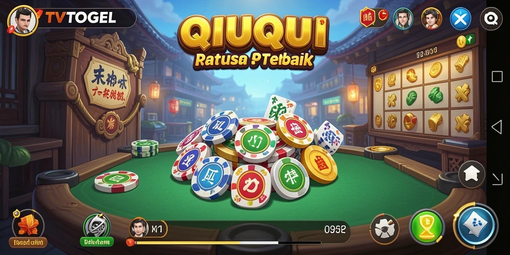 Tampilan gameplay QiuQiu yang menarik dan menantang.